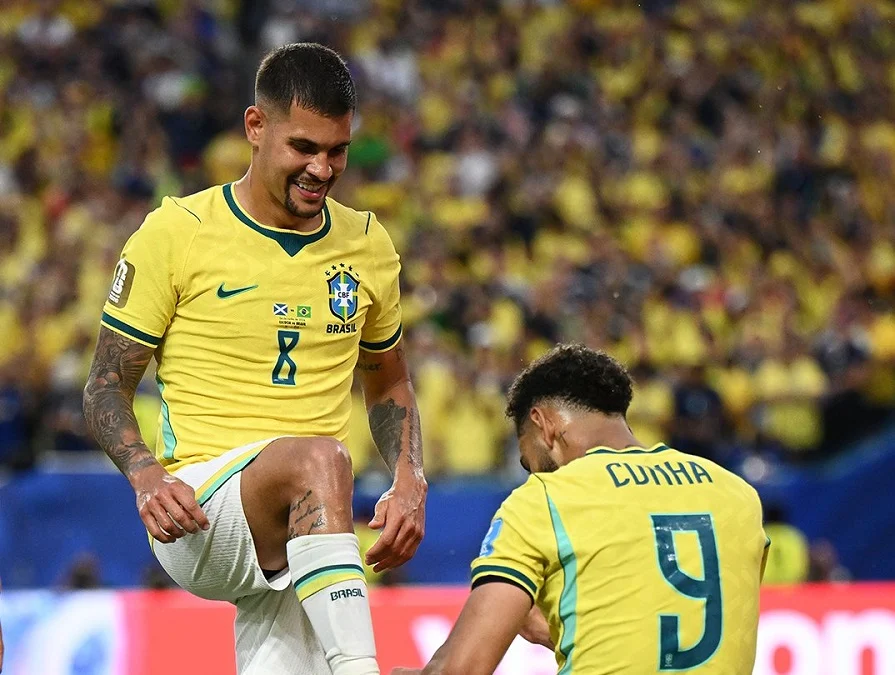 Brasil garante a liderança do grupo com vitória convincente